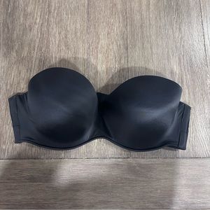 Cacique strapless bra 42DD black padded